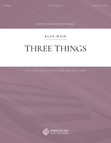 Three Things SATB choral sheet music cover